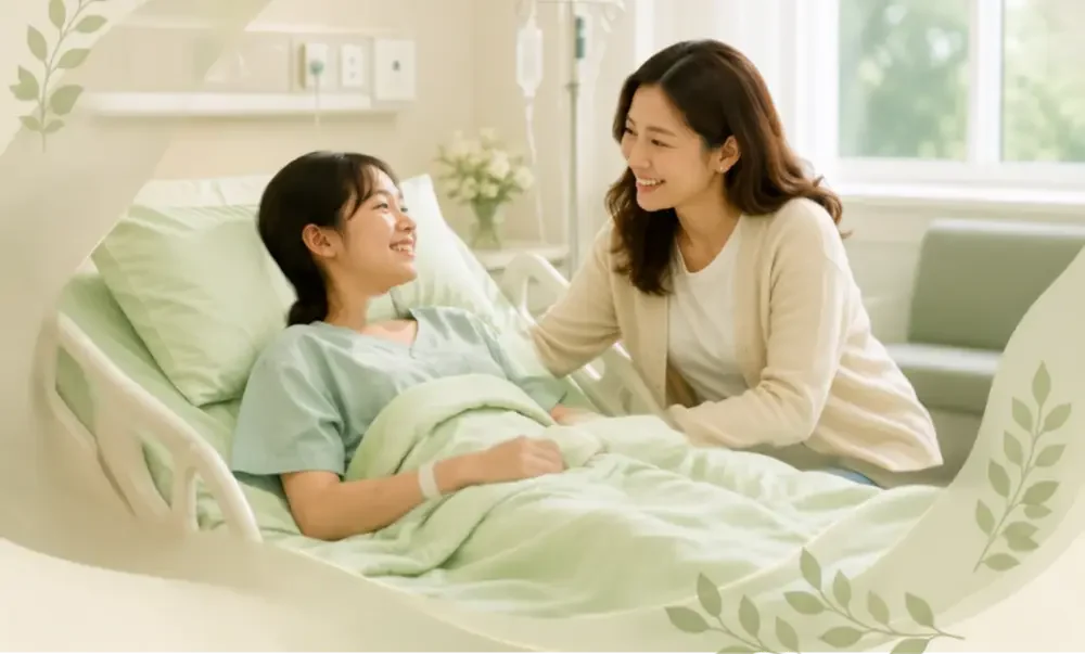 Student medical assistance service with guardian accompanying an international student to a clinic in Singapore.
